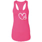 Dog Mom Ladies Ideal Racerback Tank
