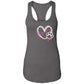 Dog Mom Ladies Ideal Racerback Tank