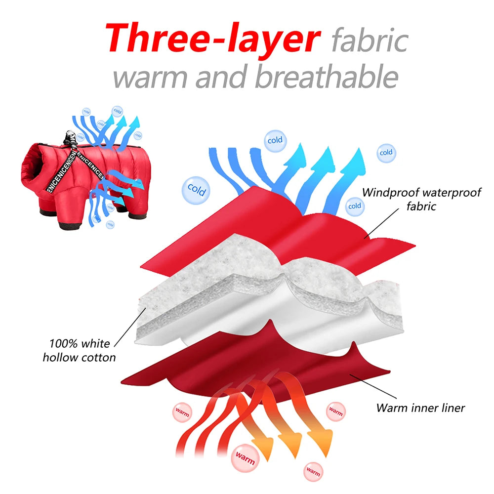 Waterproof Winter jumpsuit Super Warm  With Harness