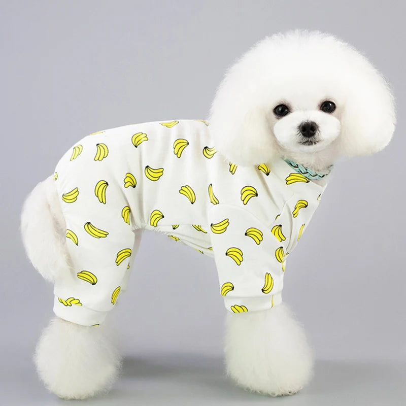 Cute printed Pajamas for small dogs