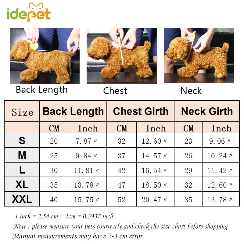 Cute printed Pajamas for small dogs