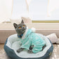 Soft Fleece Jumpsuit Hooded Pajamas For Small Medium Dogs
