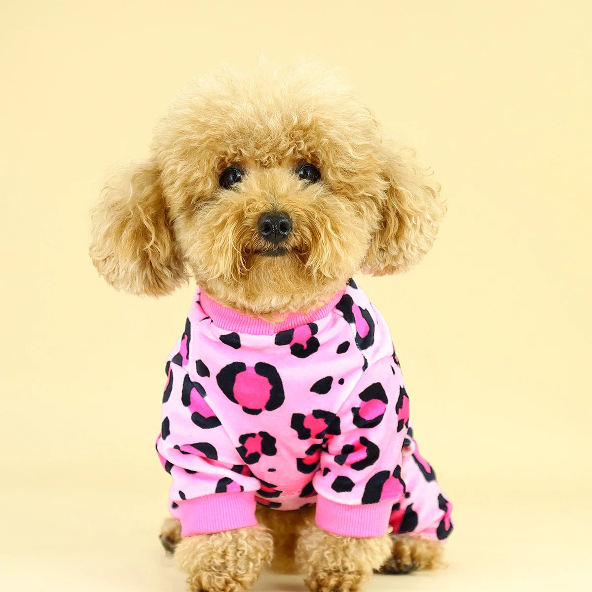 Leopard Print Dog Pajamas
