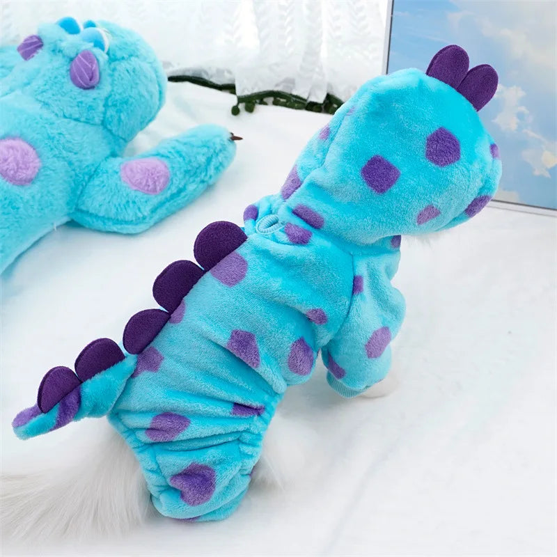 Dog Dinosaur Halloween Hoodie | Holiday Gear Collection | Soft Warm Monster Costume