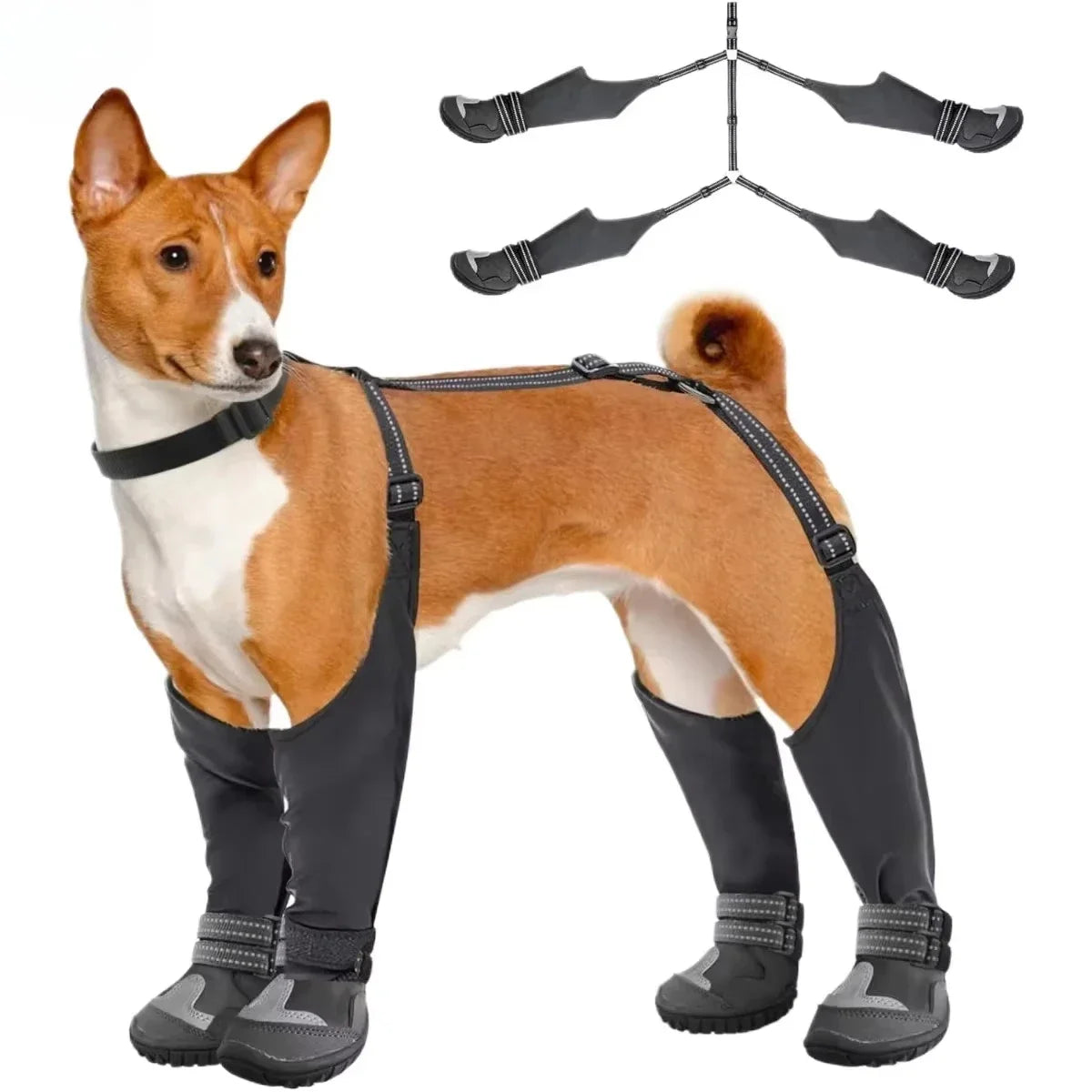 Dog Suspender Boots Anti-Slip&Fall Waterproof