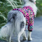 Leopard Print Fleece Winter Large Dog Sweater