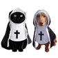 Dog Nun Halloween Costume | Holiday Gear Collection | Funny Pet Cloak & Cosplay Outfit