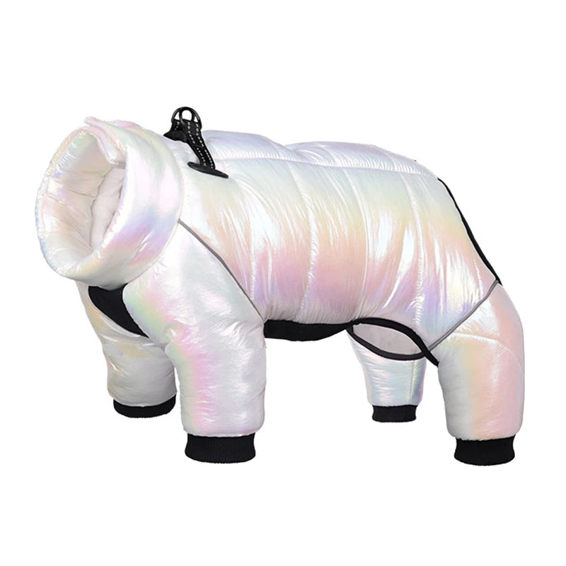 Warm Winter Jumpsuit Waterproof and Reflective for small dogs