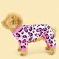 Leopard Print Dog Pajamas
