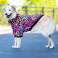 Leopard Print Fleece Winter Large Dog Sweater