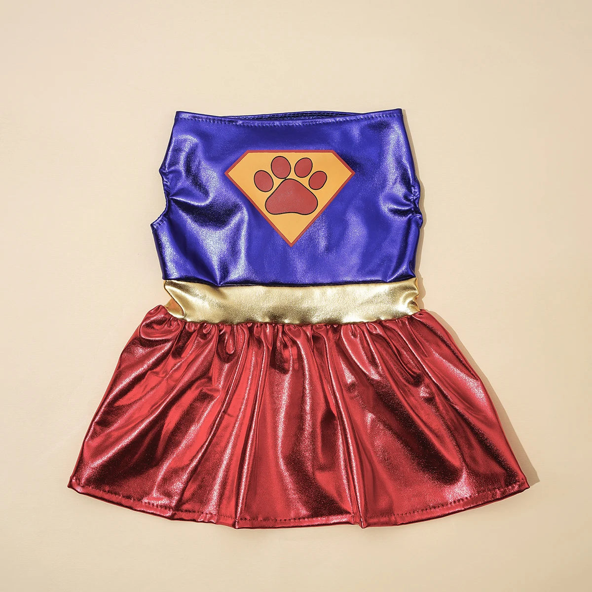 Dog Halloween Cosplay Dress | Holiday Gear Collection | Satin Pet Dress-Up Outfit