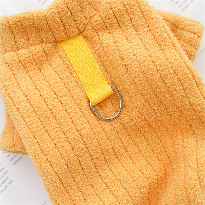 Winter Fleece Jumpsuit For Small Medium Dogs