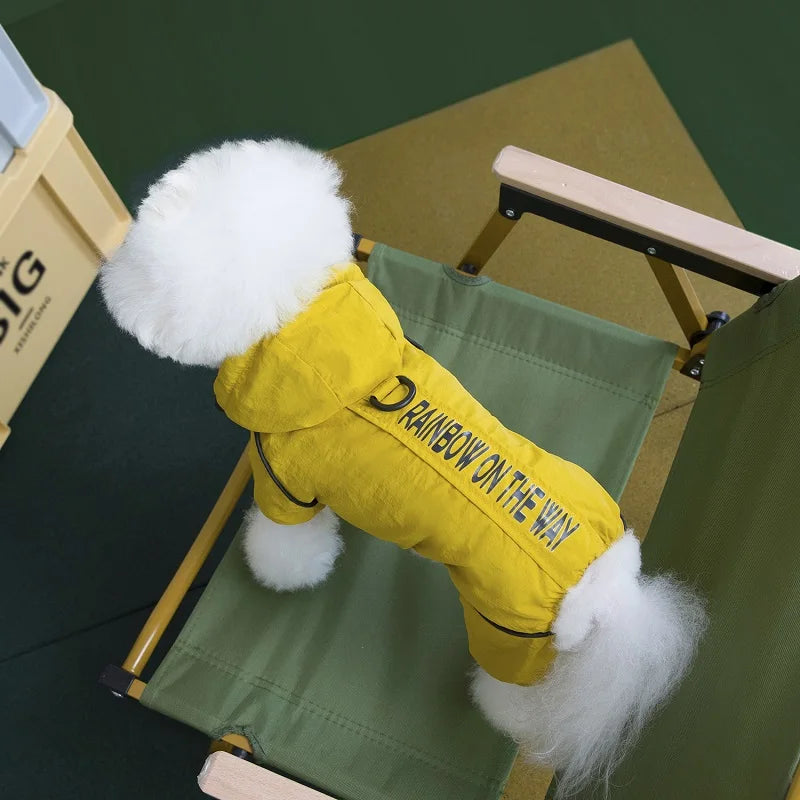 Four Legged Waterproof Jacket for Small Dogs