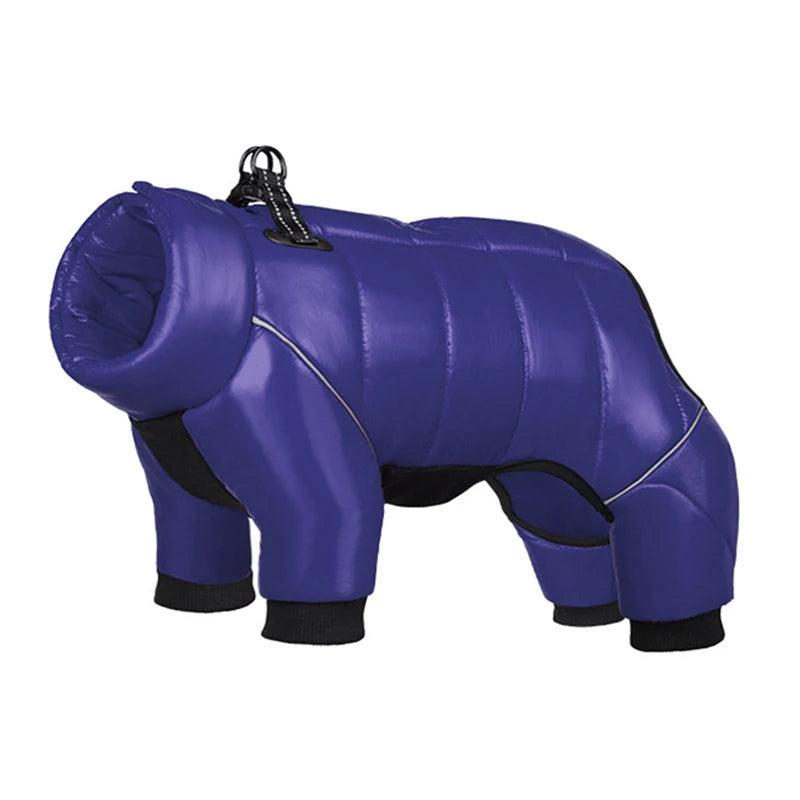 Warm Winter Jumpsuit Waterproof and Reflective for small dogs