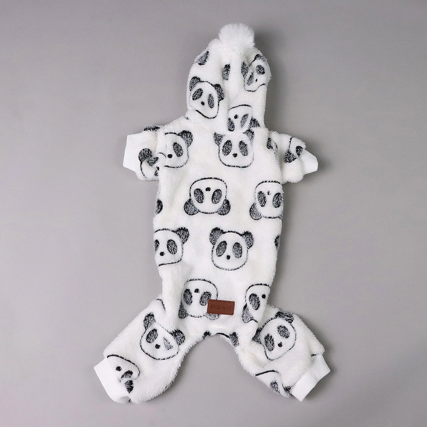 Plush Panda  Pajamas for Small Dogs