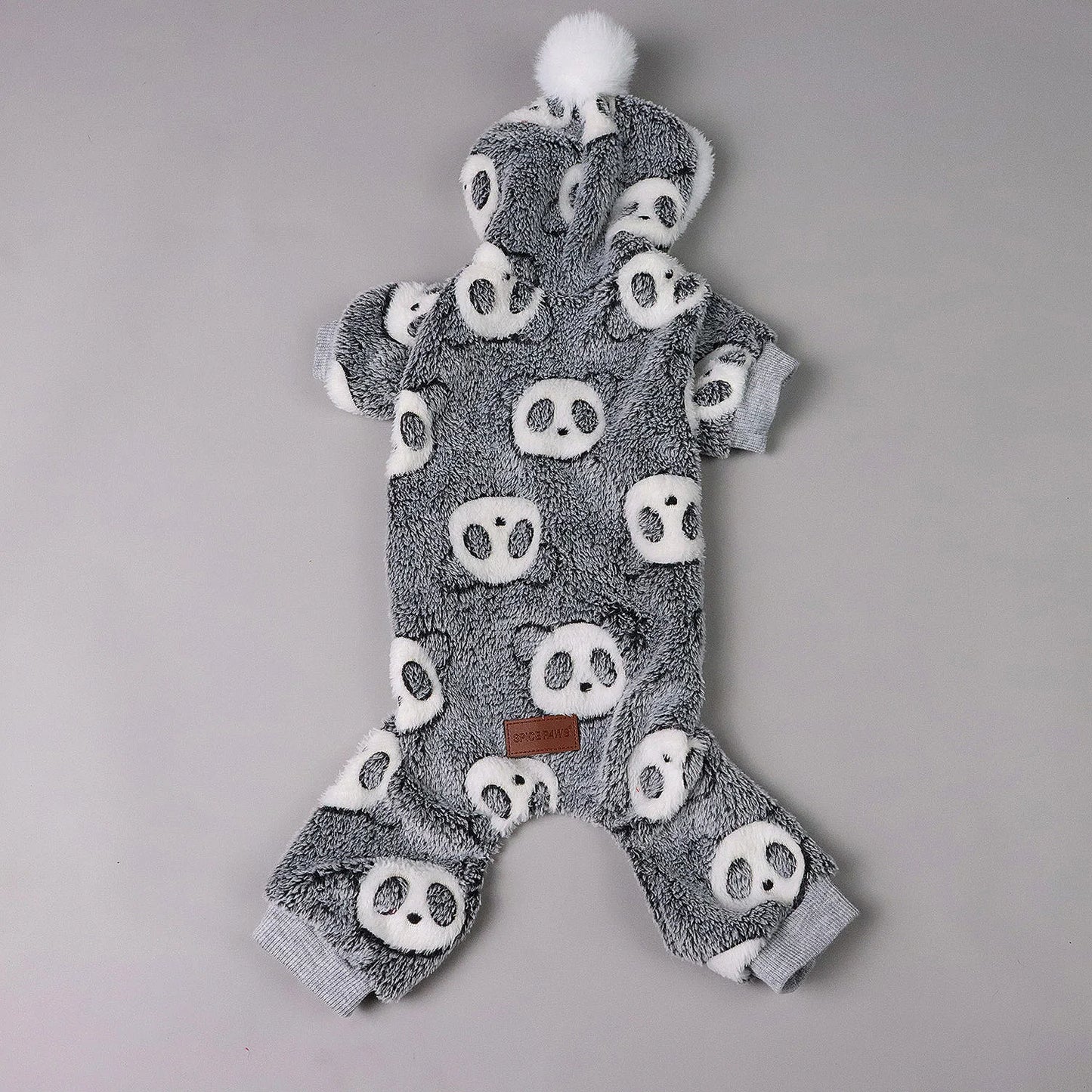 Plush Panda  Pajamas for Small Dogs
