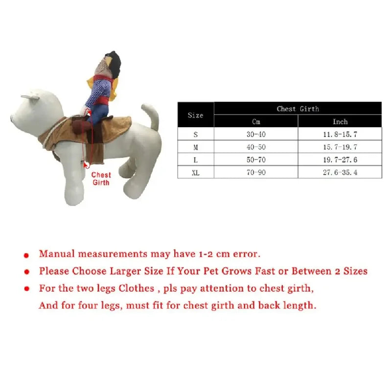 Dog Cowboy Halloween Costume | Holiday Gear Collection | Christmas & Halloween Dress Up