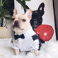 Dog Gentleman Suit | Holiday Gear Collection | Striped Bow Tie Shirt