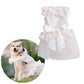 Dog Luxury Lace Wedding Dress | Holiday Gear Collection | Ruffles & Ribbon Bow Gown