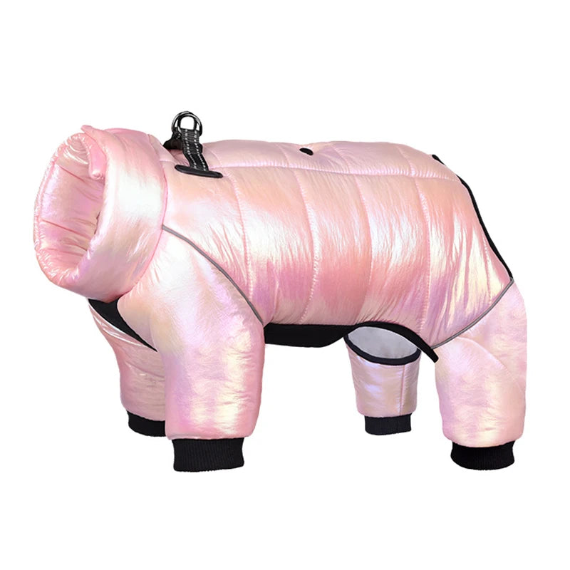 Warm Winter Jumpsuit Waterproof and Reflective for small dogs