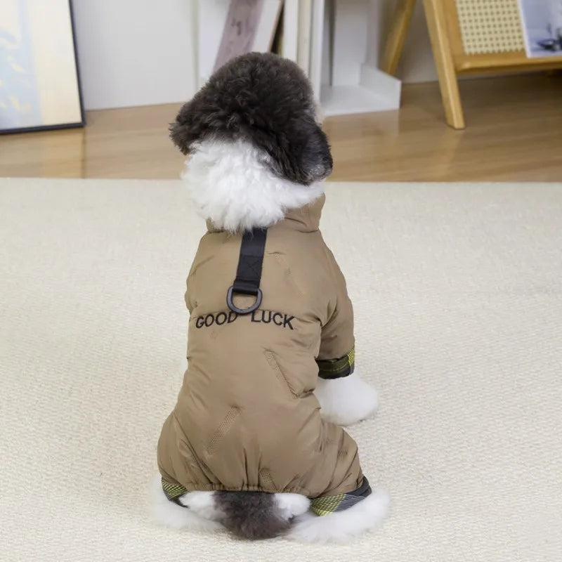 Four Legged Waterproof Jacket for Small Dogs