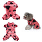 Fleece Winter Pajamas for Small Dogs
