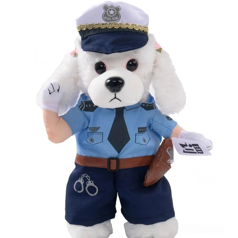 Dog Police Officer Costume | Holiday Gear Collection | Halloween Outfit with Cap