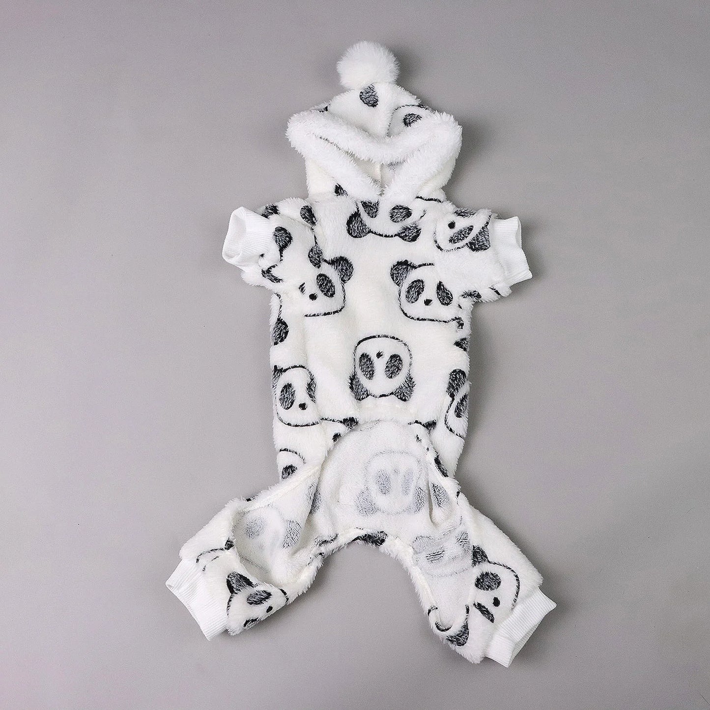Plush Panda  Pajamas for Small Dogs