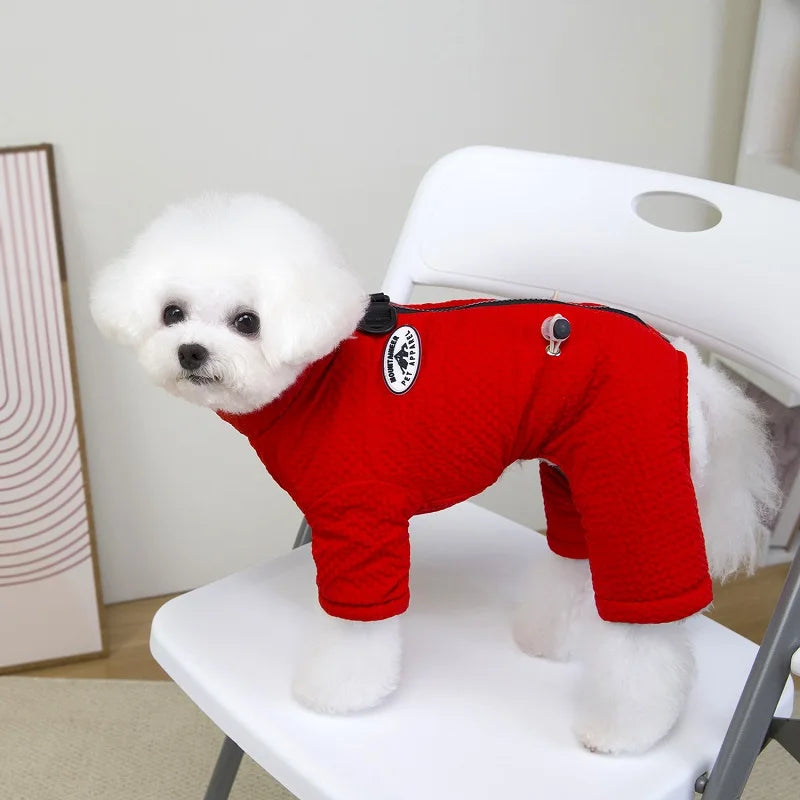 Four Legged Waterproof Jacket for Small Dogs