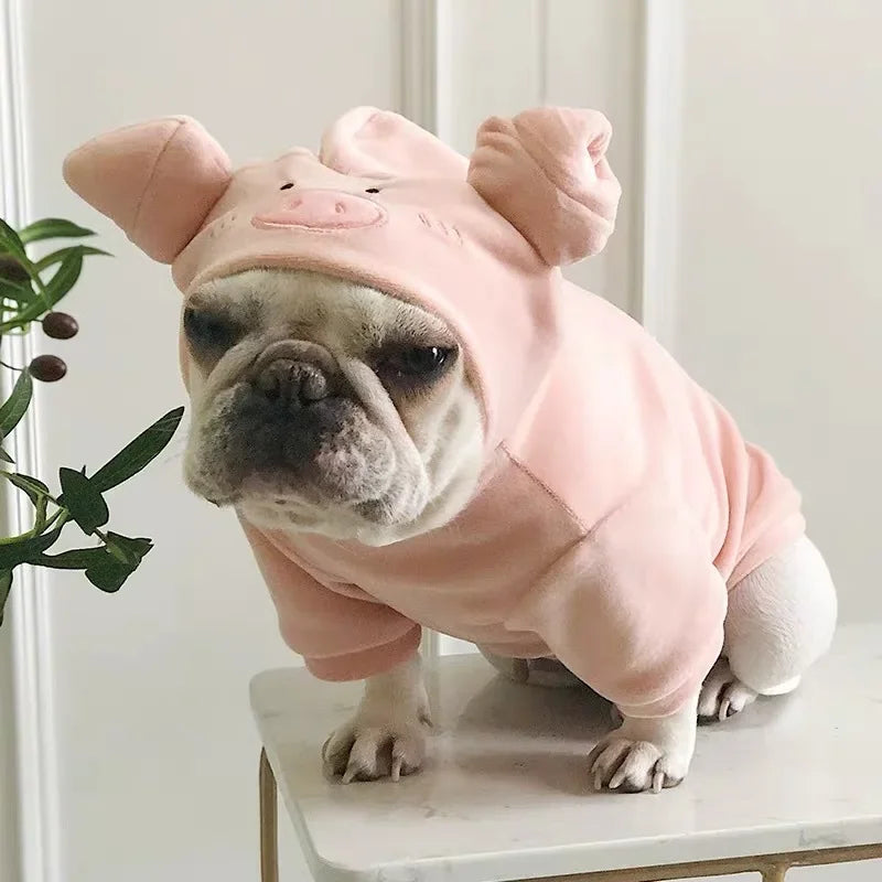 Cow and Pig Outfit for small and Medium dogs cutie Pajamas