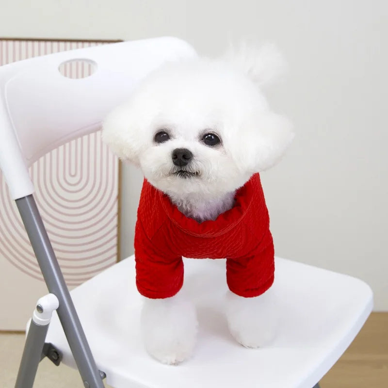 Four Legged Waterproof Jacket for Small Dogs