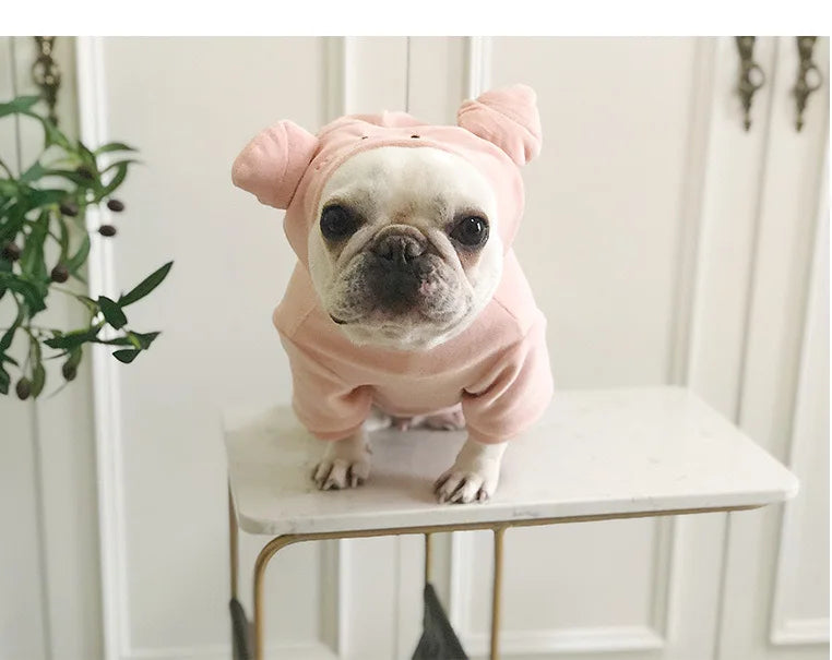 Cow and Pig Outfit for small and Medium dogs cutie Pajamas
