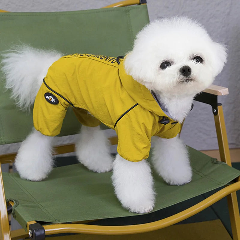 Rainbow on the way Winter Warm Dog Jumpsuit Waterproof for small dogs