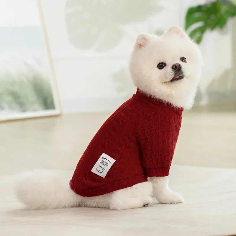 Warn knit winter Sweater for small dogs