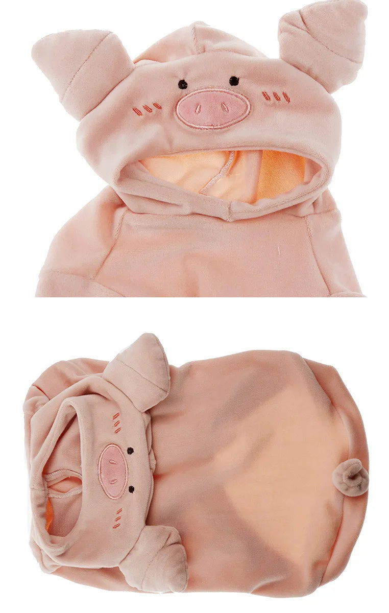 Cow and Pig Outfit for small and Medium dogs cutie Pajamas