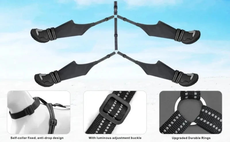 Dog Suspender Boots Anti-Slip&Fall Waterproof