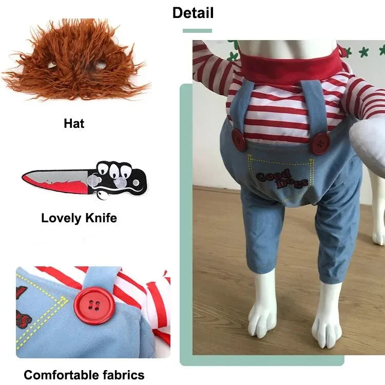 Dog Halloween Cosplay Party Dress | Holiday Gear Collection | Festival Outfit
