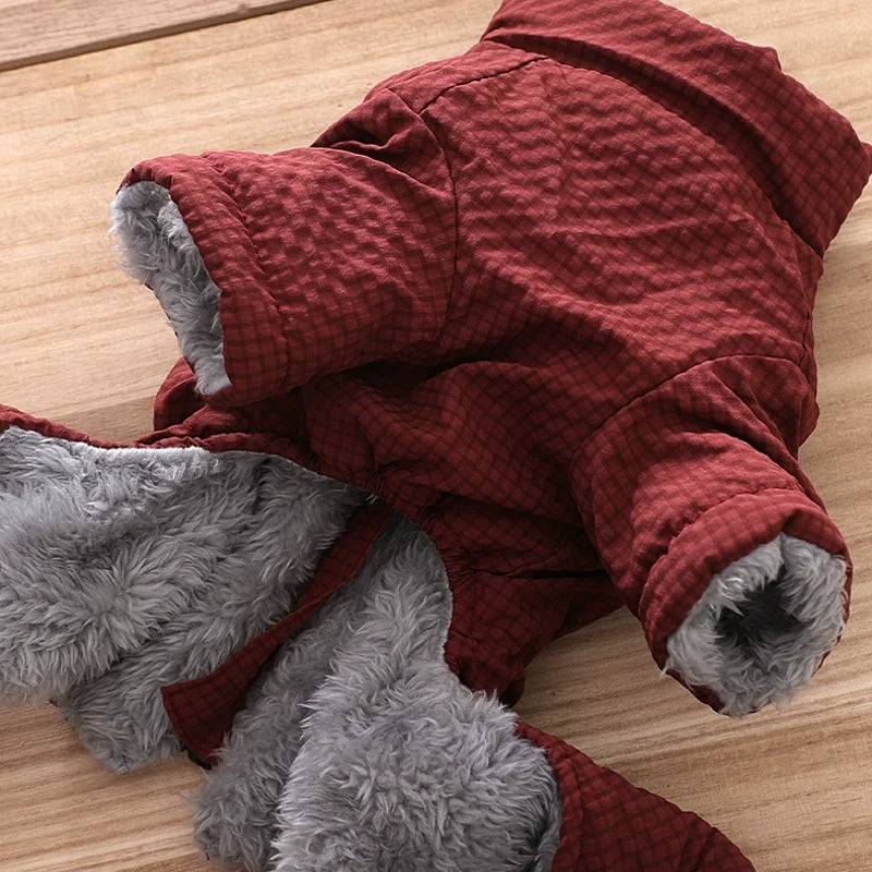 Four Legged Waterproof Jacket for Small Dogs