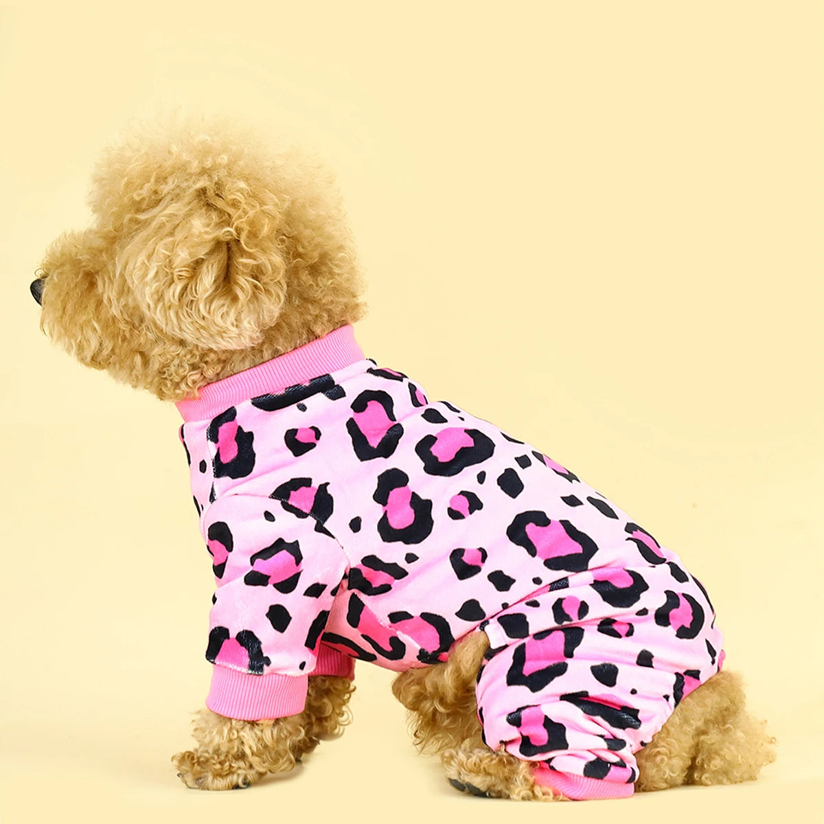 Leopard Print Dog Pajamas