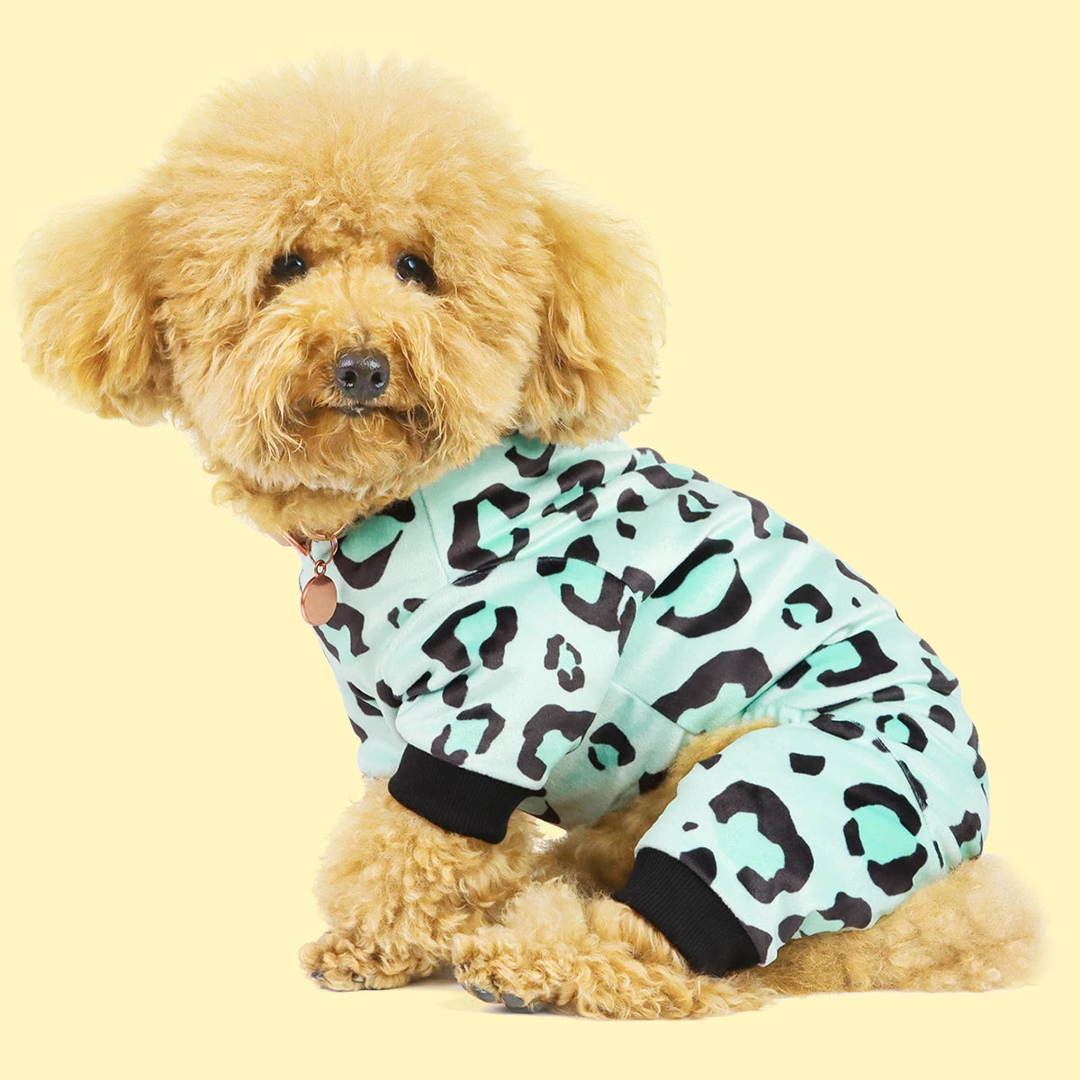 Leopard Print Dog Pajamas