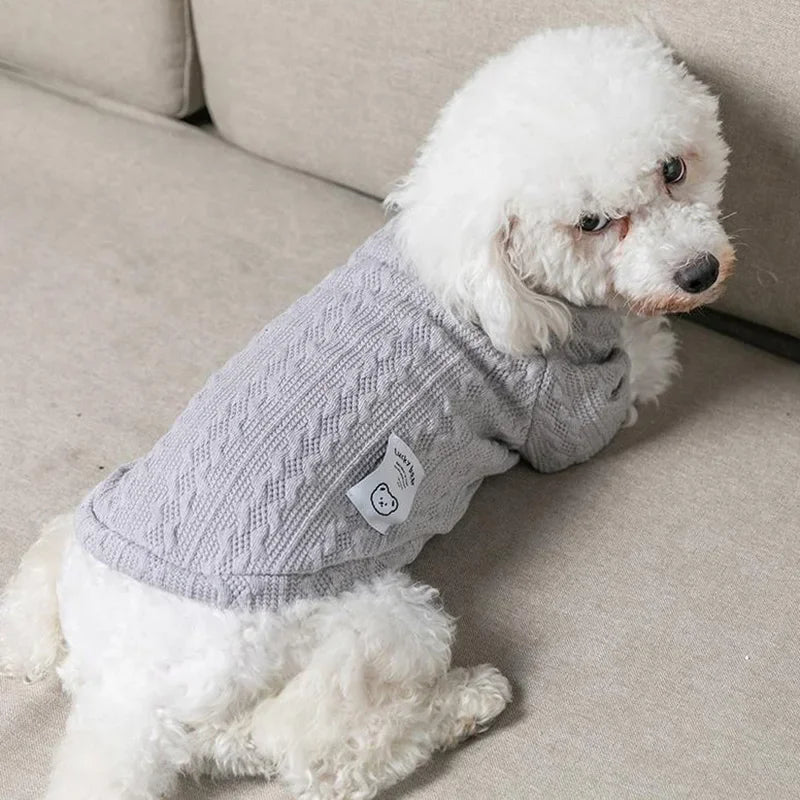 Warn knit winter Sweater for small dogs