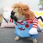 Dog Funny Halloween Costume | Holiday Gear Collection | Comical Knife-Holding Outfit