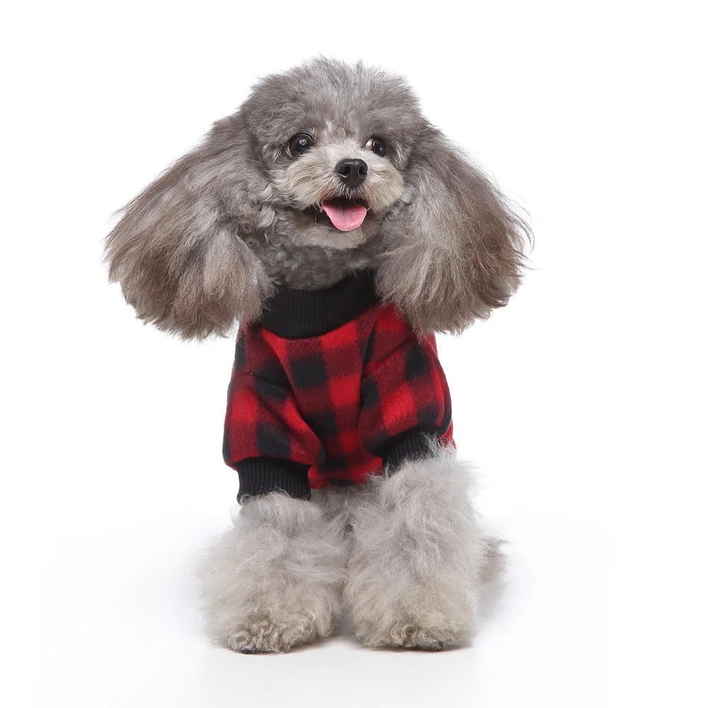Fleece Winter Pajamas for Small Dogs