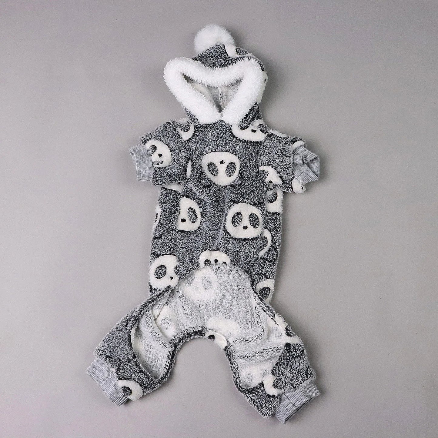 Plush Panda  Pajamas for Small Dogs