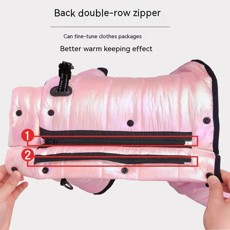 Warm Winter Jumpsuit Waterproof and Reflective for small dogs