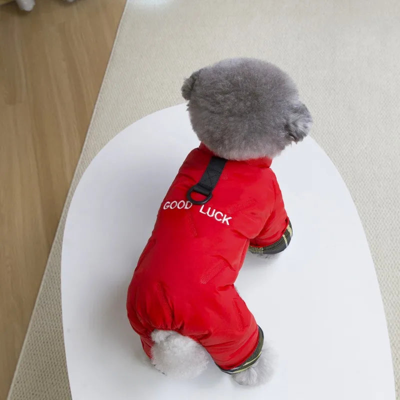 Four Legged Waterproof Jacket for Small Dogs