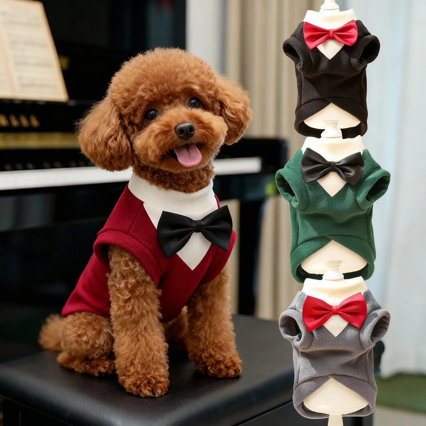 Dog Tuxedo Suit | Holiday Gear Collection | Bow Tie Formal