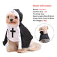 Dog Nun Halloween Costume | Holiday Gear Collection | Funny Pet Cloak & Cosplay Outfit