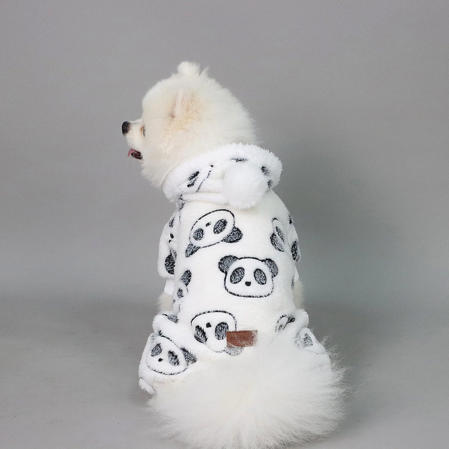 Plush Panda  Pajamas for Small Dogs