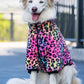 Leopard Print Fleece Winter Large Dog Sweater